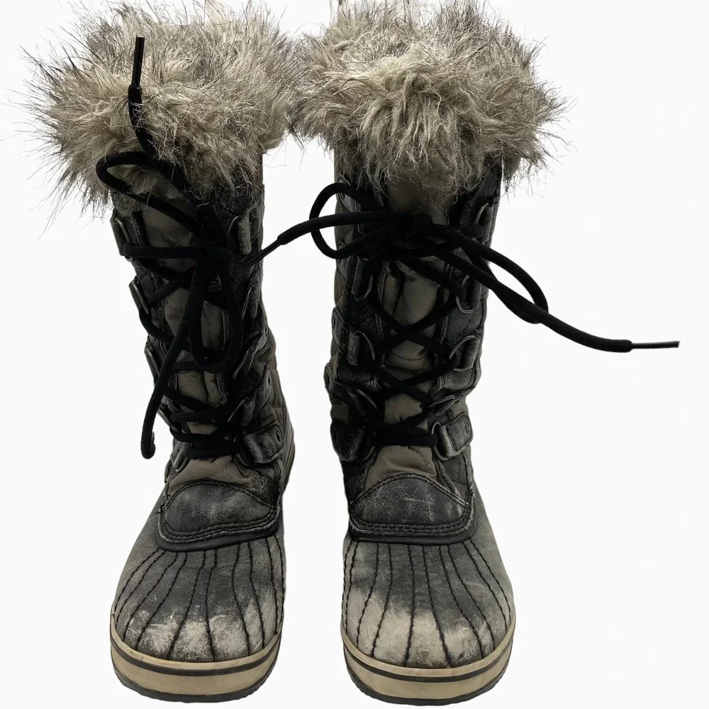 Sorel Tofino Distressed Waterproof Fur Winter Boot